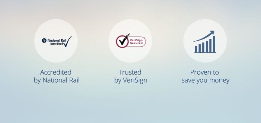 National Rail accredited, trusted by Verisign, proven to save you money